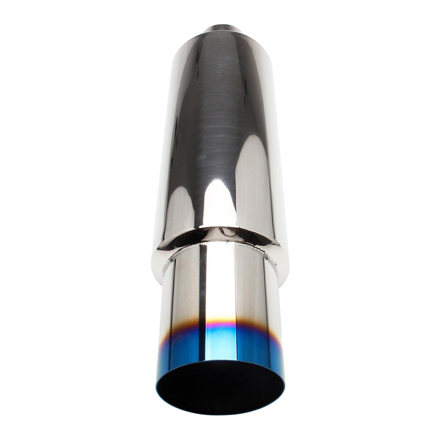 2 Inlet 3" Outlet Muffler 14.8" Length Components Exhaust Systems"