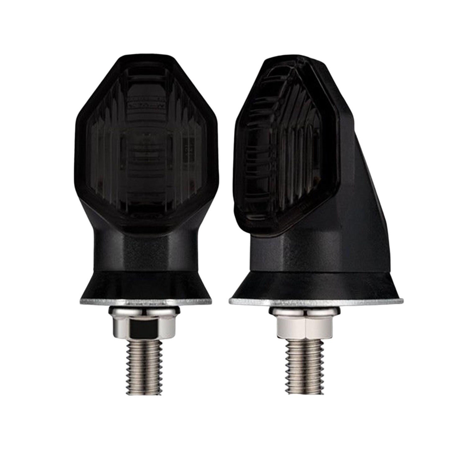 2 Pieces LED Turn Signal Indicator Fits for Honda RS150R Winner Smoke Black