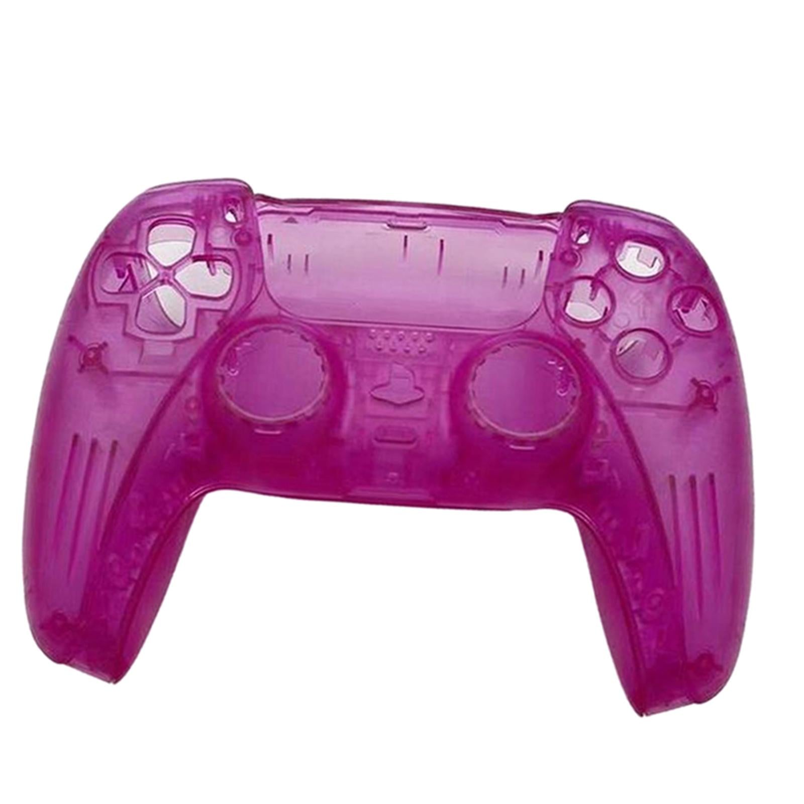 Transparent Gamepad Cover Touch Pad Cover For PS5 Controller Purple