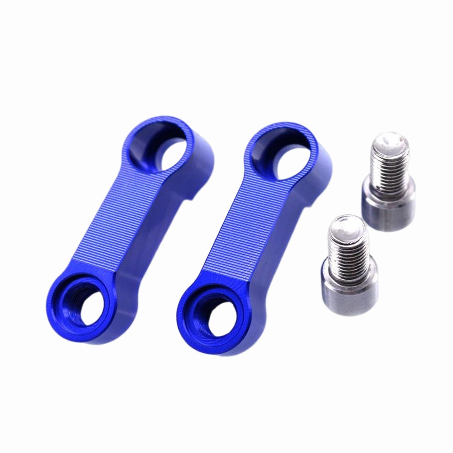 2 Pieces Mirror Mount Riser 10mm Spare Parts Aluminum Alloy  Blue