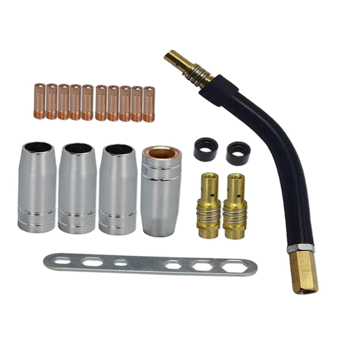 Metal MB15AK Welding Torchs Nozzles Equipment Accessories Kits Welding Job 20 piece set