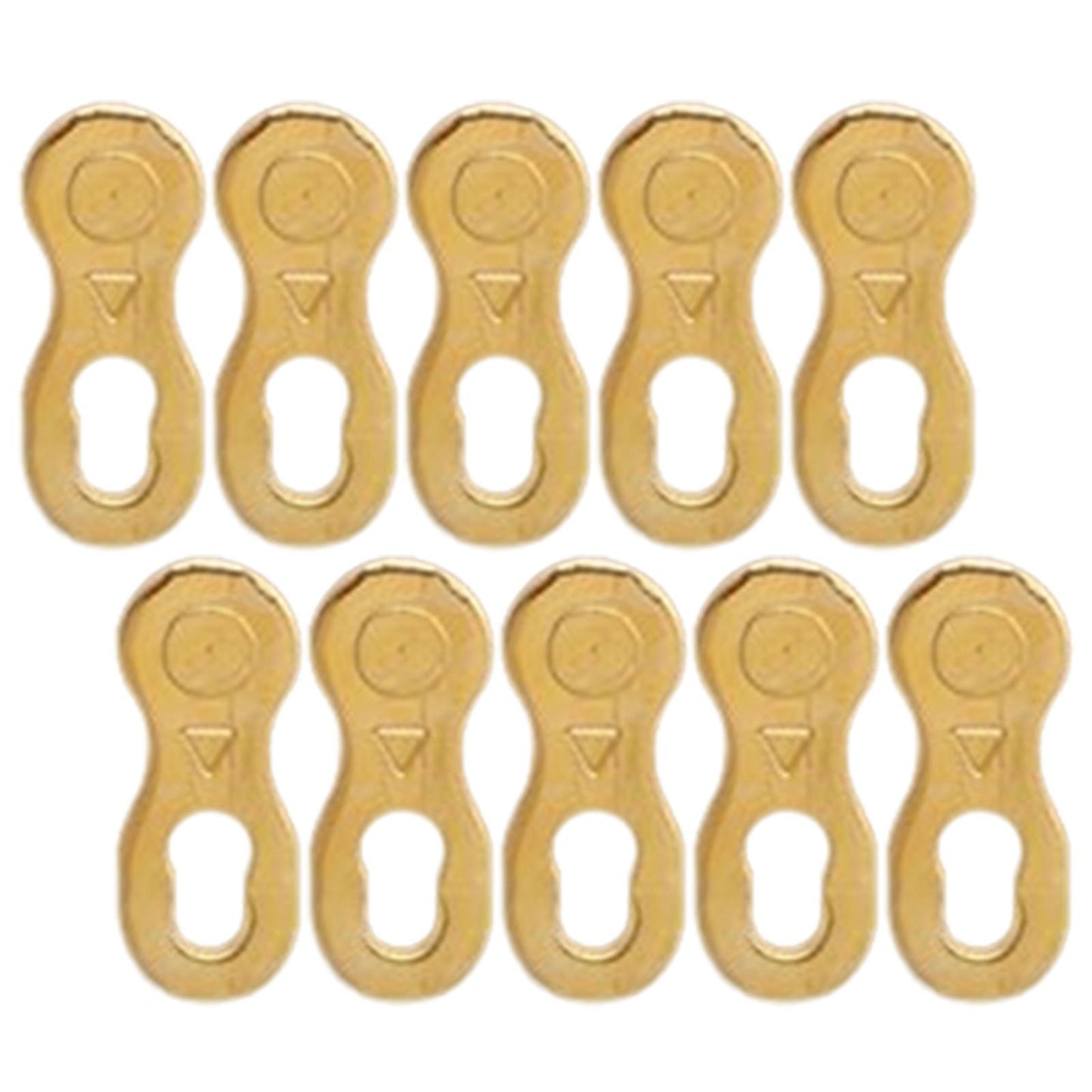 10 Pieces Chain Link Bike Connector Bicycle Chain Quick  678 Speed Gold