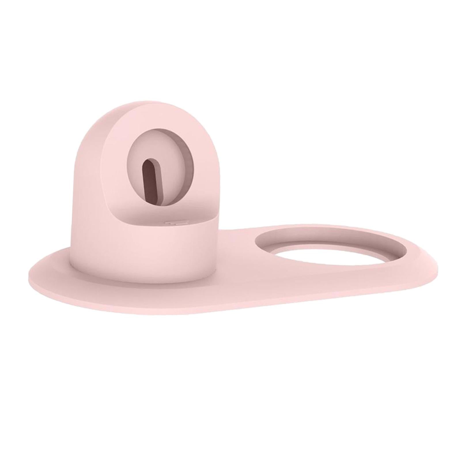 2 in 1 Wireless Charger Stand Dock for MagSafe (Chargers Not Included) Pink