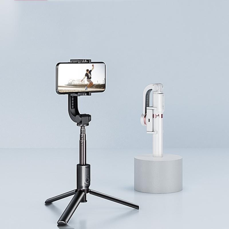 SSKY A1 Bluetooth Remote Control Handheld Telescopic Charging Tripod Selfie Stick (Cherry Pink Gold)