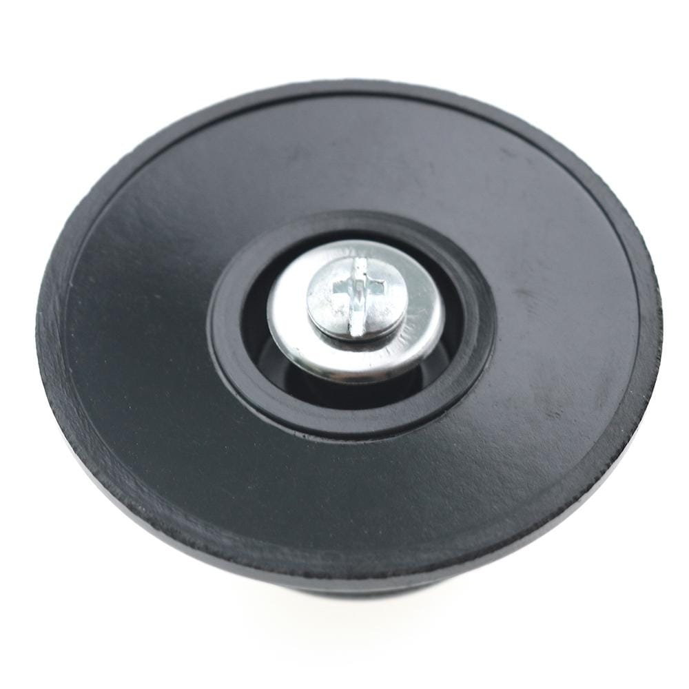 2 PCS Universal Pot Lid Handle Cap Hat Stainless Steel Fitting (Black)