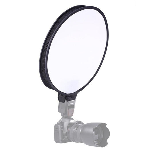 30cm Universal Round Style Flash Folding Soft Box, Without Flash Light Holder