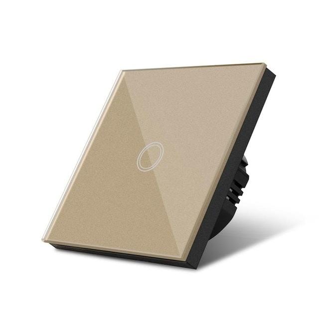 Recessed One-way Touch Switch Sensor Control  Lamp Switch (Gold)