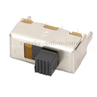 100 pcs Mini Slide Switch DIY Parts (Silver)