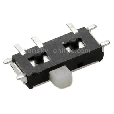 50 pcs MK-12C02 Mini Slide Switches, Size: 7 x 5 x 1mm