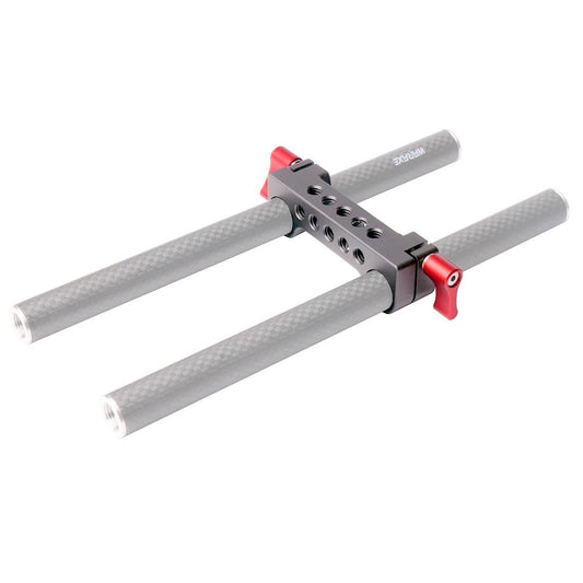 WARAXE 1970 Dual Railblock Connector Support Bracket for 15mm Rail Rod Support System (Grey)