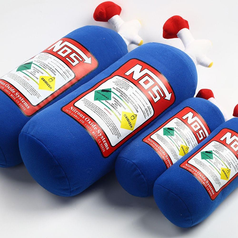 NOS Nitrous Oxide Bottle Pillow Car Decor Headrest Cushion