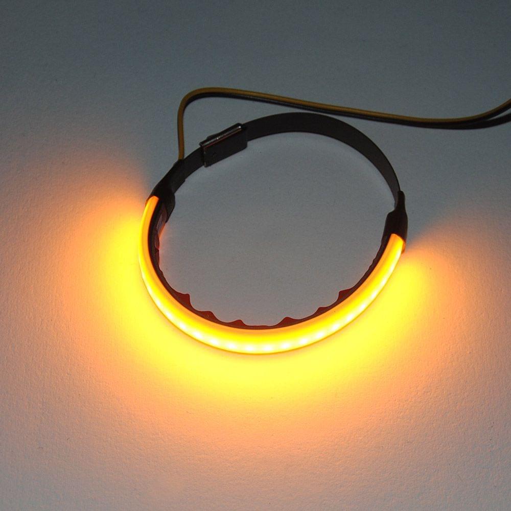 Motorcycle Front Fork LED Strip Turn Signal Indicator Light - 1