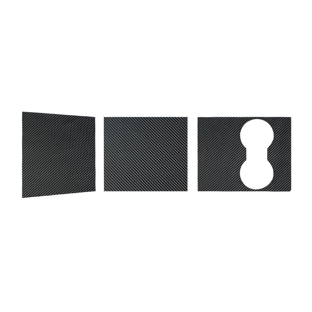 Center Console Wrap Kit Carbon Fiber Sticker Fit for Tesla - 3D