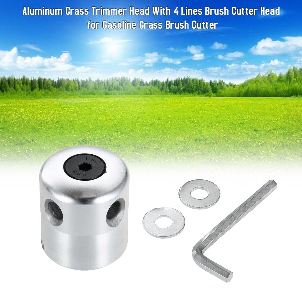 Aluminum Grass Trimmer Head With 4 Lines Brush Cutter Head