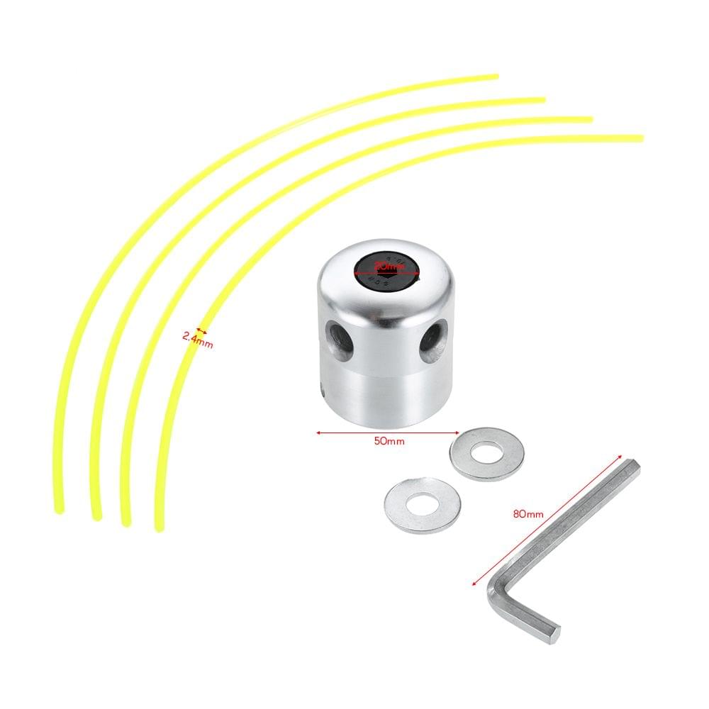 Aluminum Grass Trimmer Head With 4 Lines Brush Cutter Head
