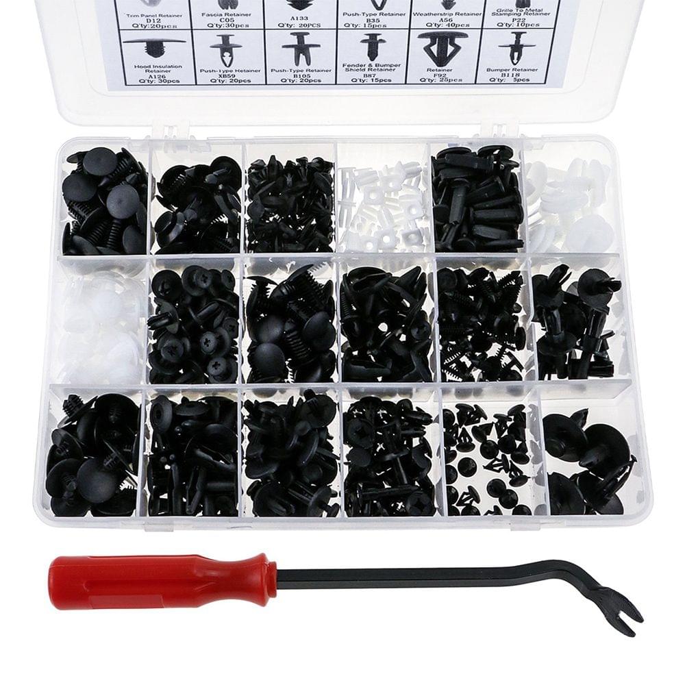 425Pcs Assorted Car Body Plastics Push Retainer Pin Rivet