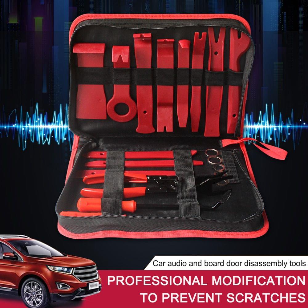 Vislone 19Pcs Trim Removal Tool Kit Auto Car Audio Radio - 19Pcs