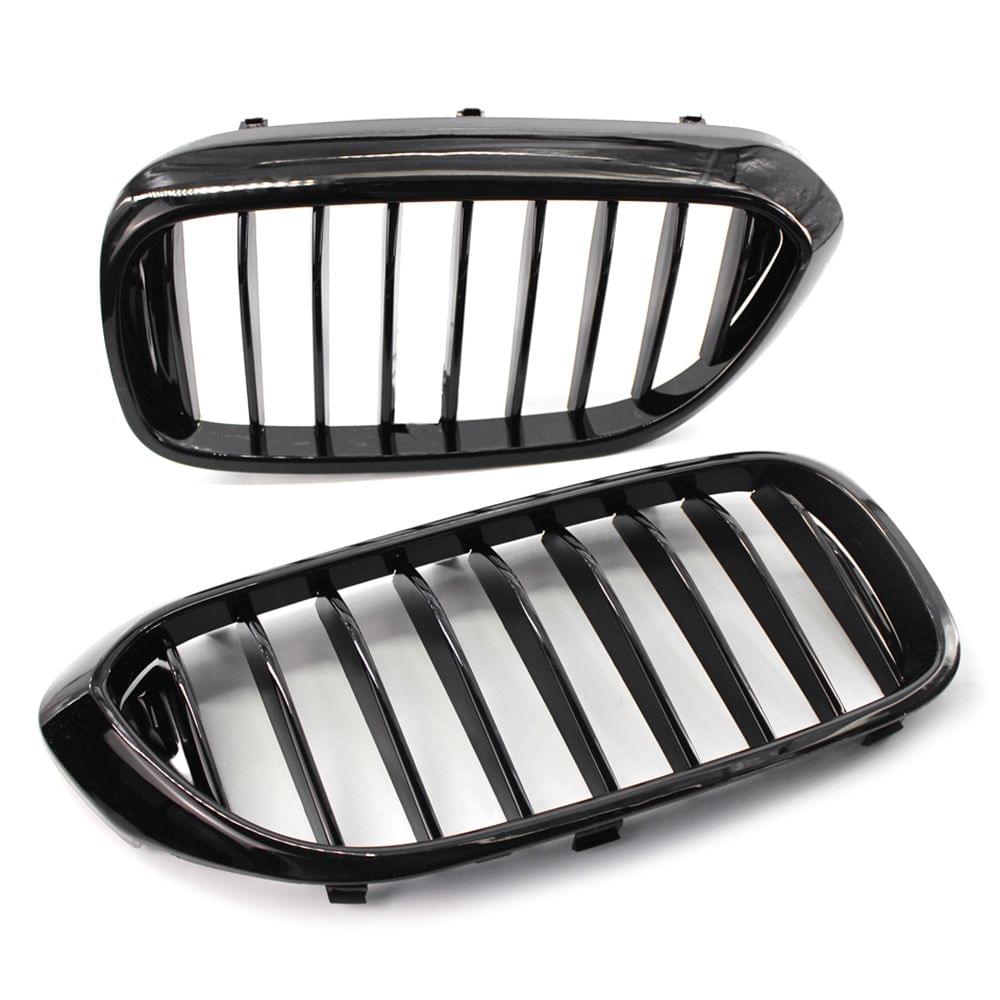 2Pcs Bright Black Front Kidney Grille for BMW 540i 530e G30
