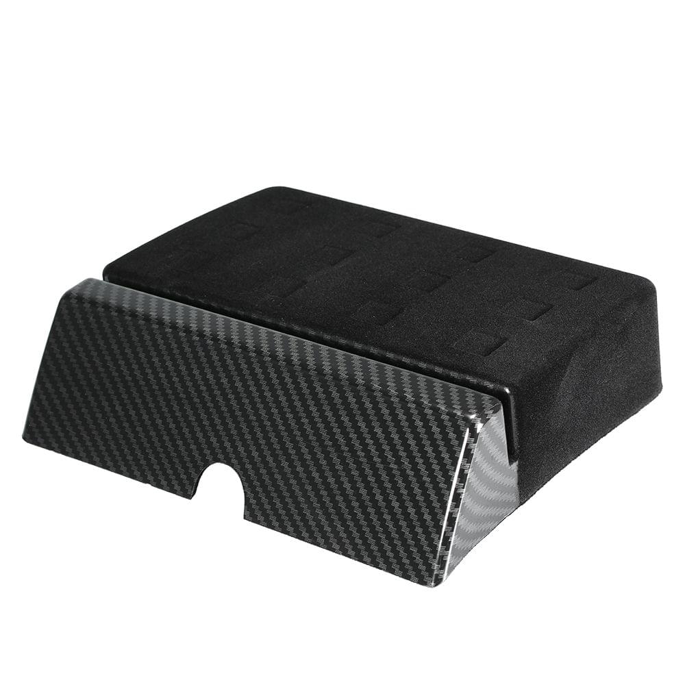 Storage Bin Carbon Fiber Center Console Drawer Tray for