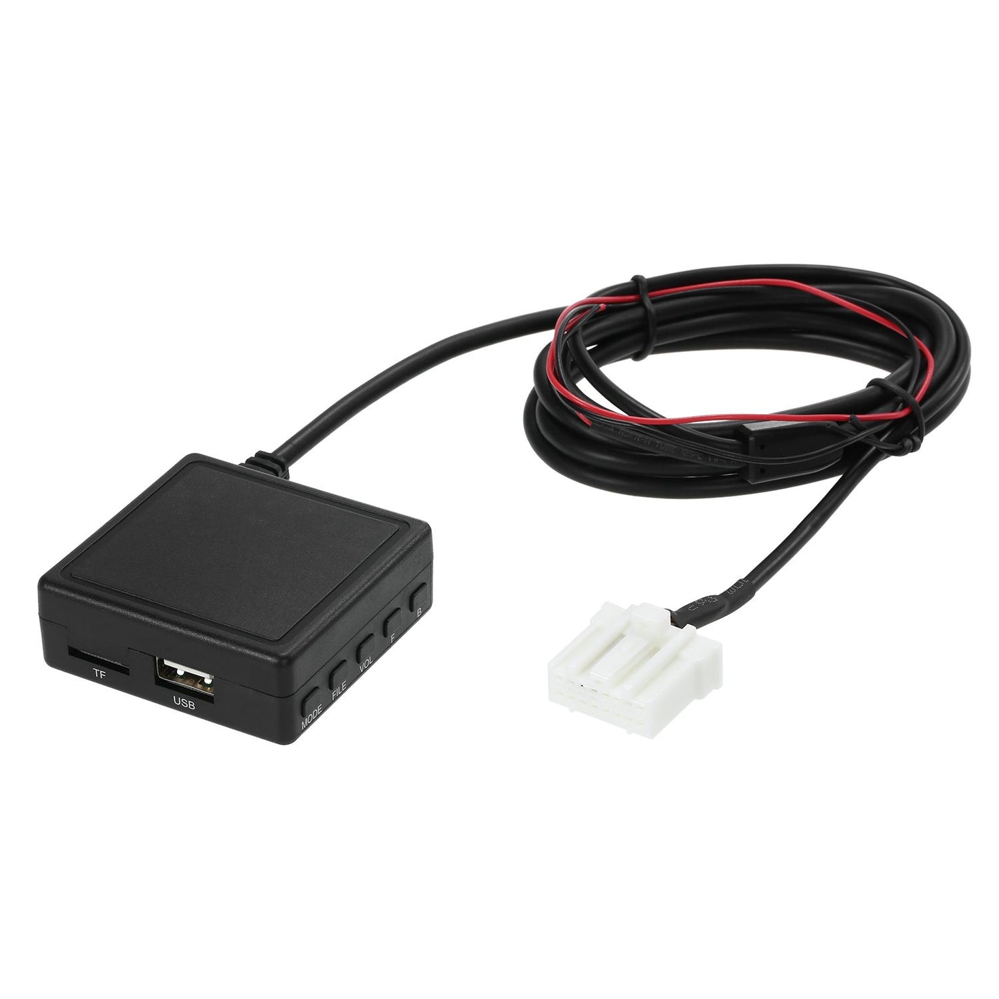 Car AUX-IN Radio Adapter BT Music Handsfree Microphone USB