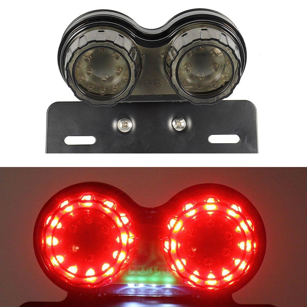 Universal LED Motorcycle Tail Lamp Turn Signal Light Dual
