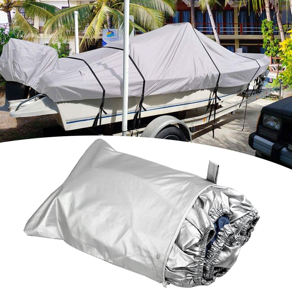 Boat Cover Yacht Outdoor Protection Waterproof Heavy Duty - 17-19FT