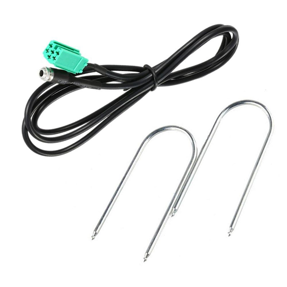 Aux Audio Cable Mini ISO 3.5mm 6pin to Female with 2 Removal
