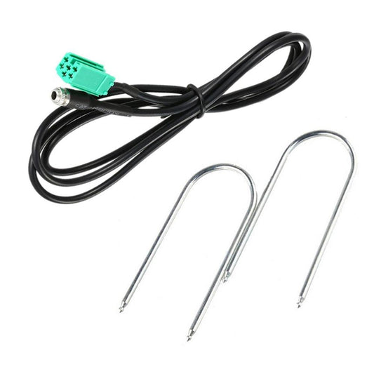 Aux Audio Cable Mini ISO 3.5mm 6pin to Female with 2 Removal