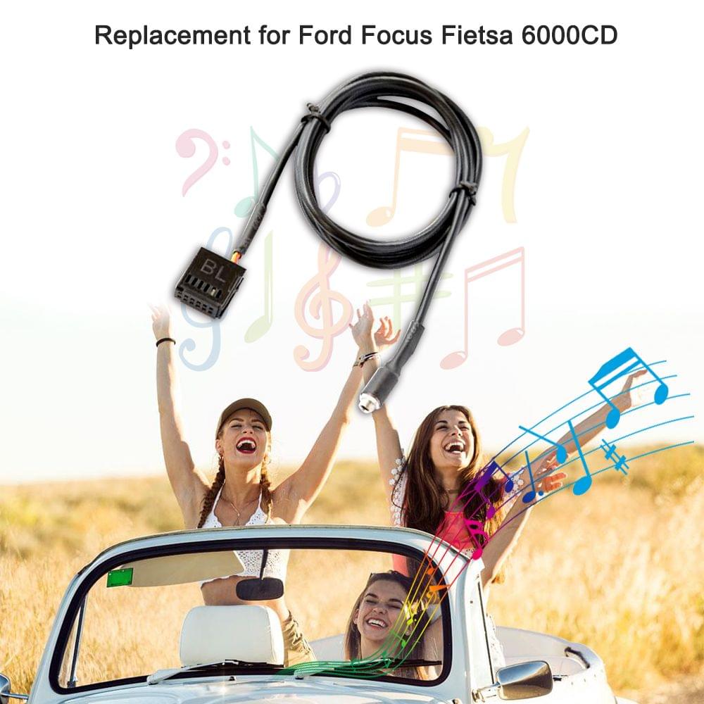 Car Aux-in Audio Cable with 4 Removal Tools Replacement for