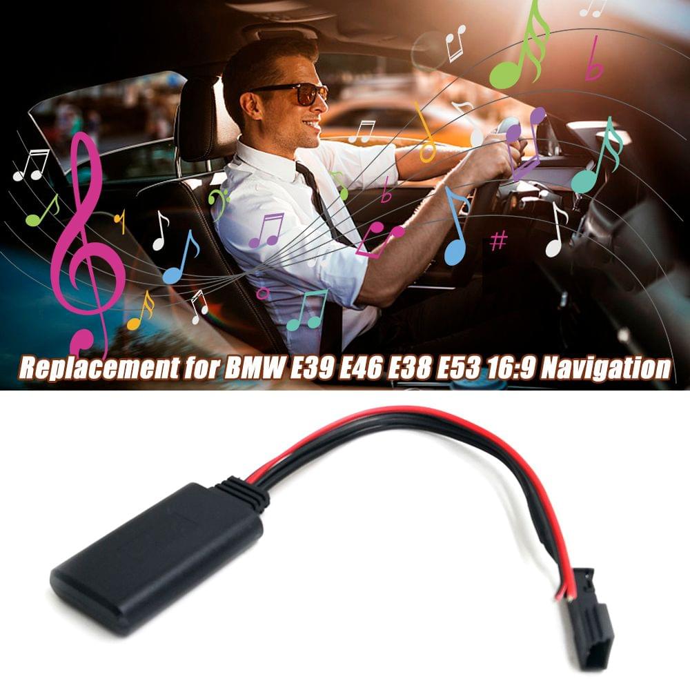 Car AUX-in Audio Adapter BT Module Replacement for BMW E39