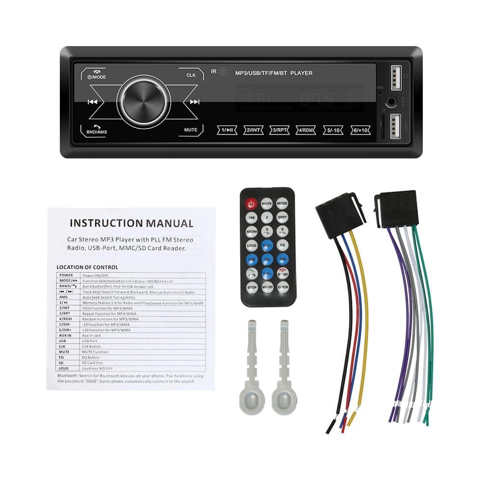 Autoradio Car Stereo MP3 Player In Dash AUX-in FM Radio