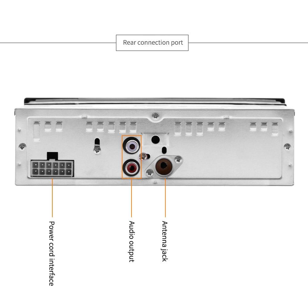 Car Stereo MP3 Player 8013 Hands-free Car Stereo MP3 Player