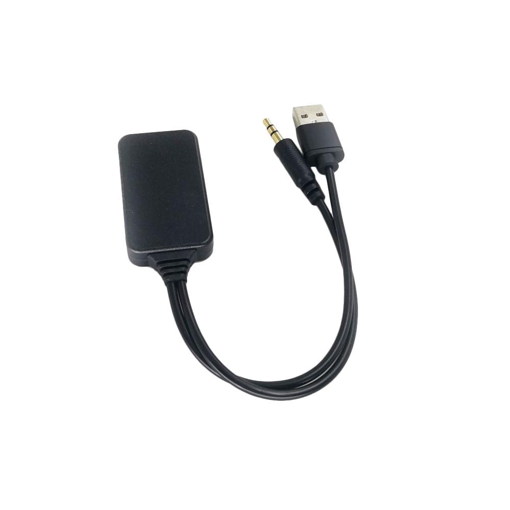 Car AUX USB Radio Adapter ISO 6pin AUX Audio Cable Wireless