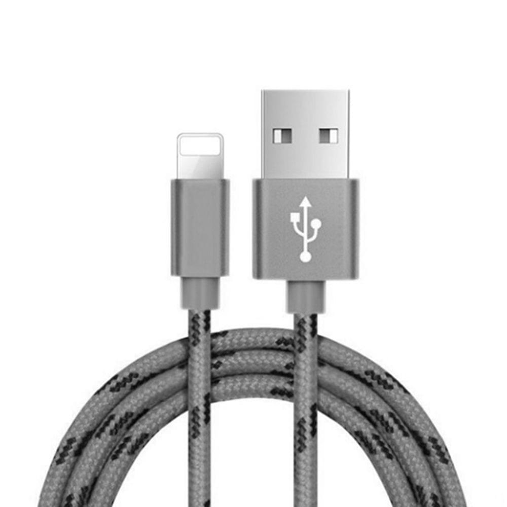 1 Meter 8 Pin USB Cable Data Charger High-strength Nylon 6