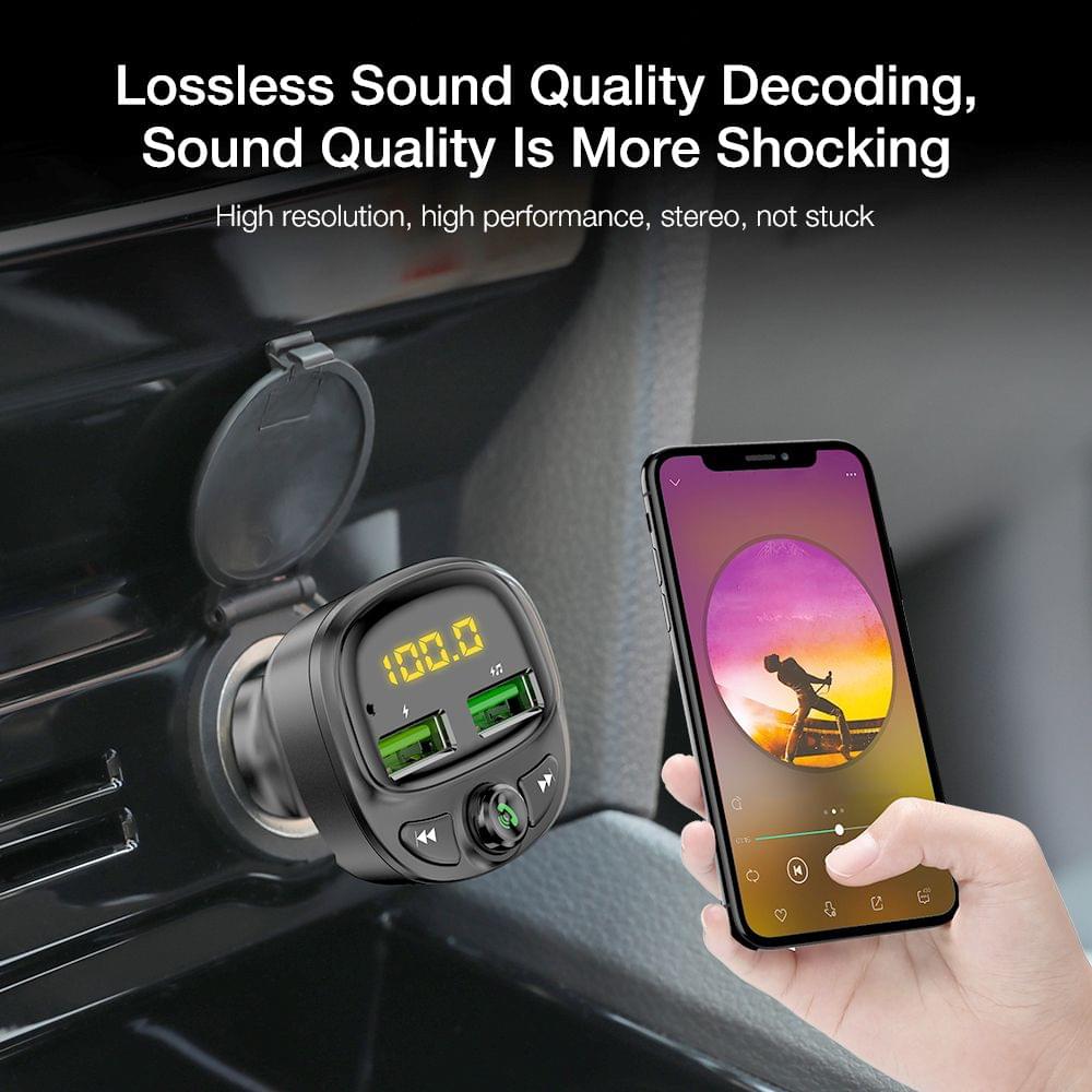 3.4A Dual USB Car BT5.0 FM MP3/WMA/APE/FLAC/WAV Music Player