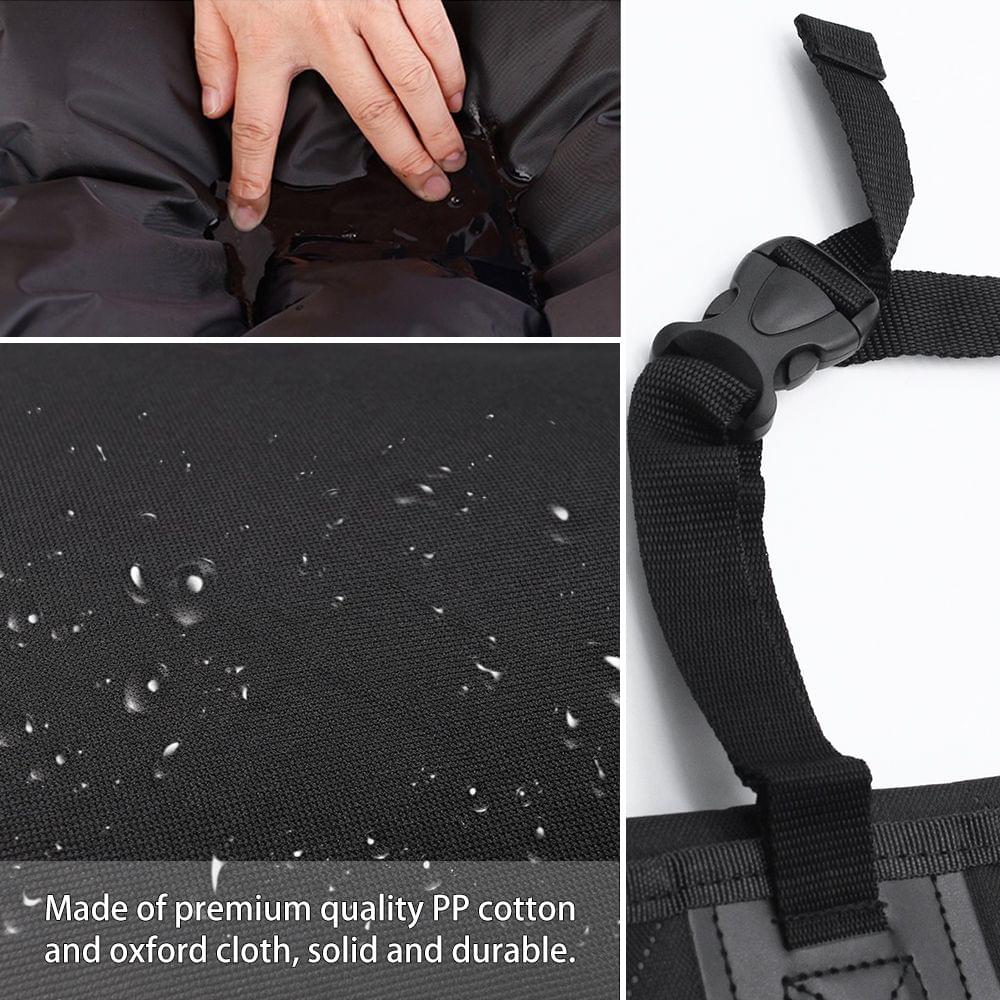 147X137CM Pet Car Mats Seat Cover with Seat Anchors for