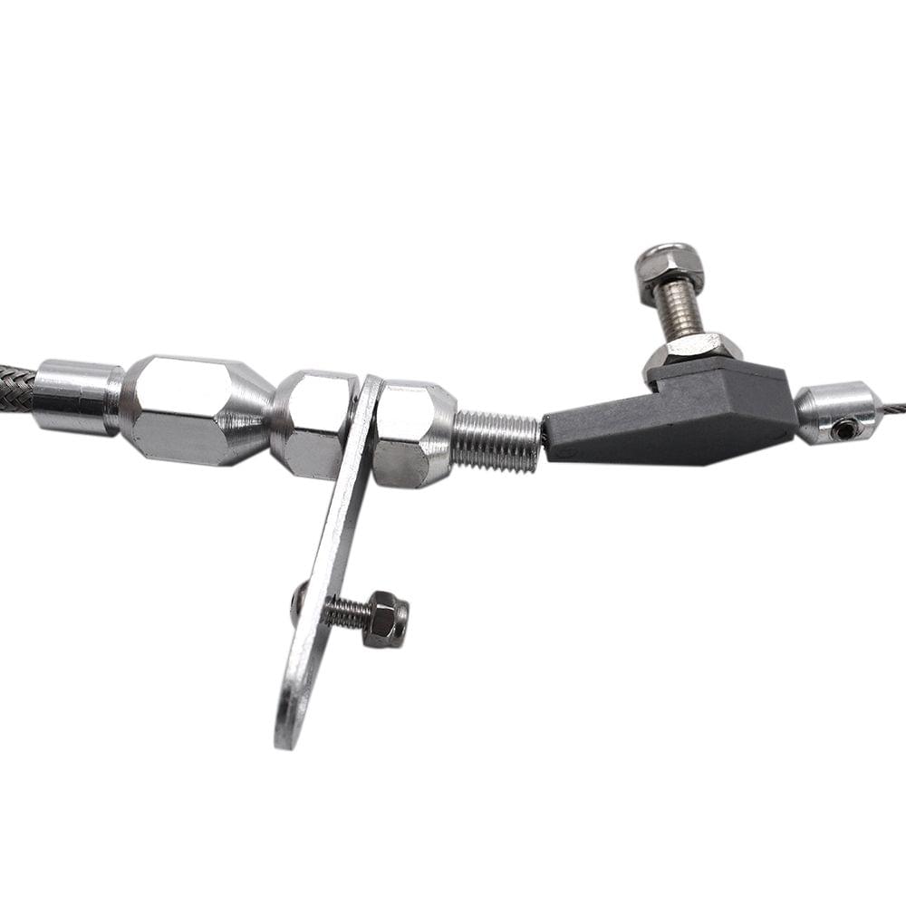Transmission Stainless Braided Flexible Kick Down Cable Kit