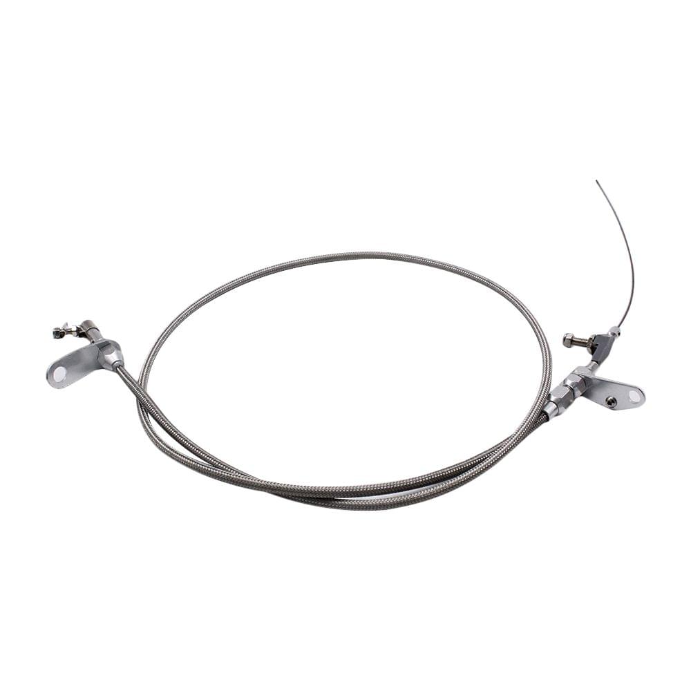 Transmission Stainless Braided Flexible Kick Down Cable Kit