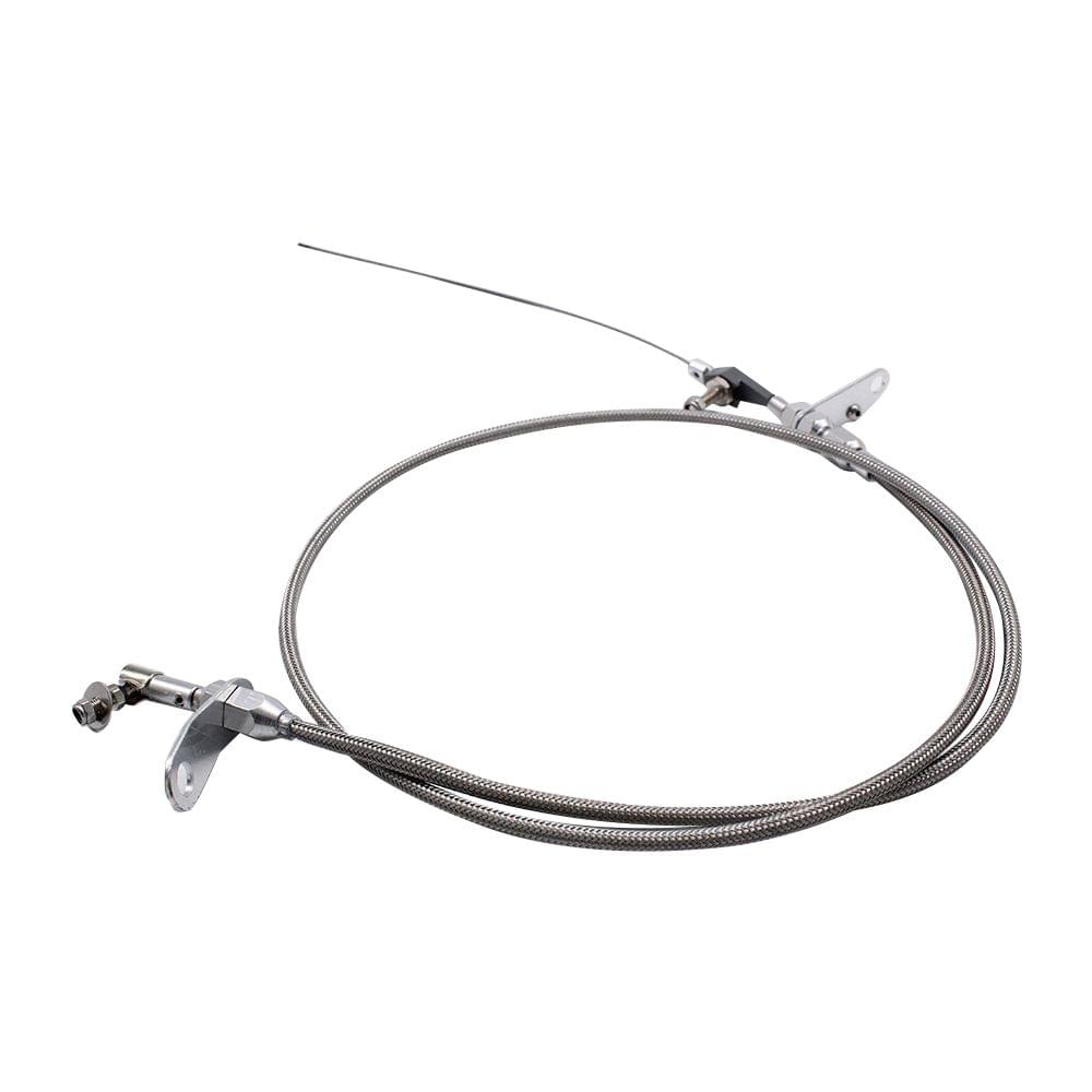 Transmission Stainless Braided Flexible Kick Down Cable Kit