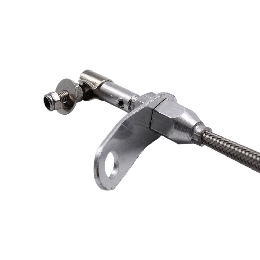 Transmission Stainless Braided Flexible Kick Down Cable Kit