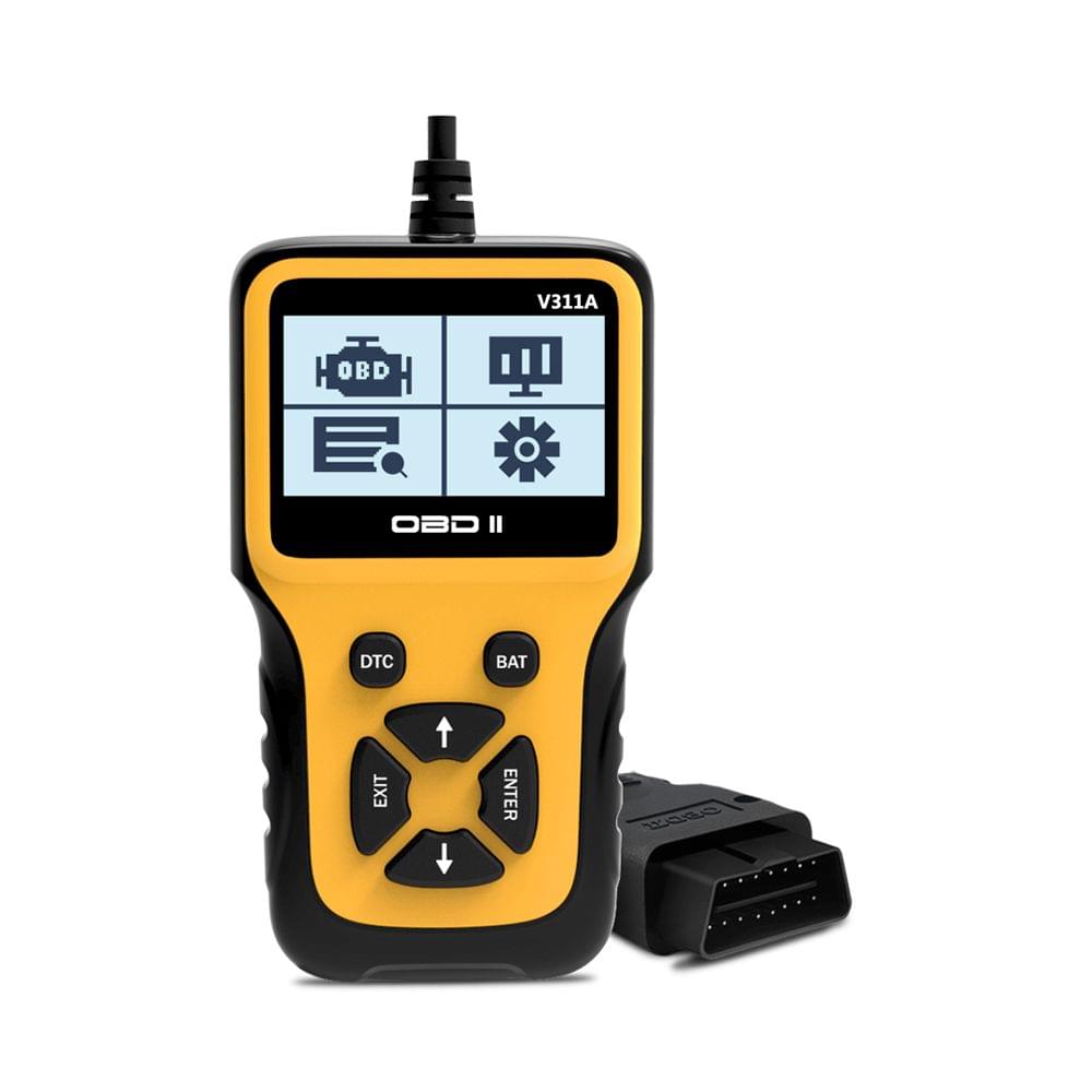 V311A OBD II Scanner Car Diagnostic Tool Battery Voltage
