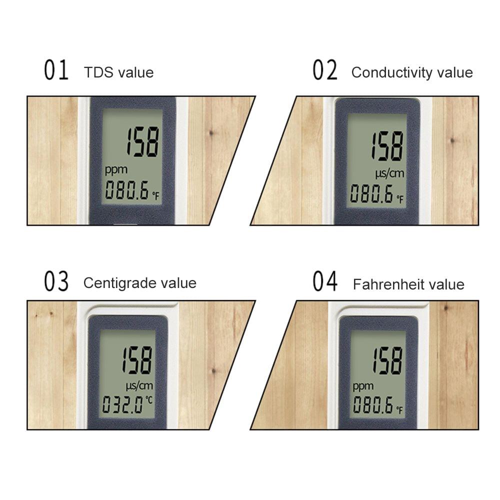 3 in 1 TDS EC Water Quality Test Meter Temperature Digital