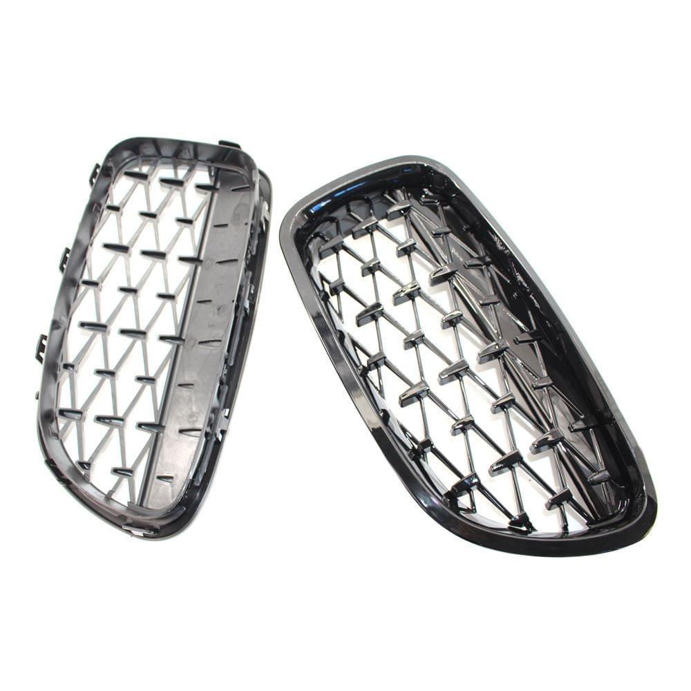 1 Pair of Car Front Grille Front Kidney Grilles Replacement