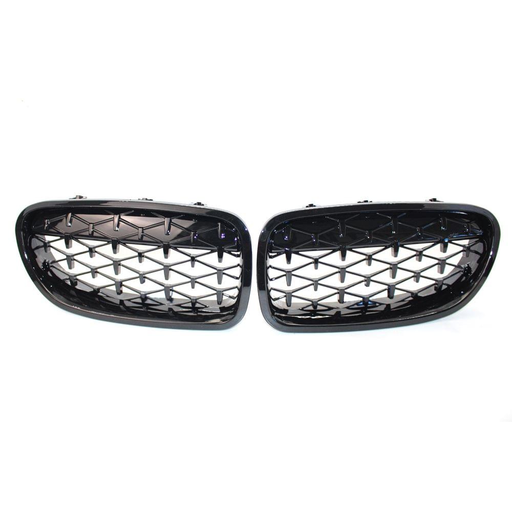 1 Pair of Car Front Grille Front Kidney Grilles Replacement