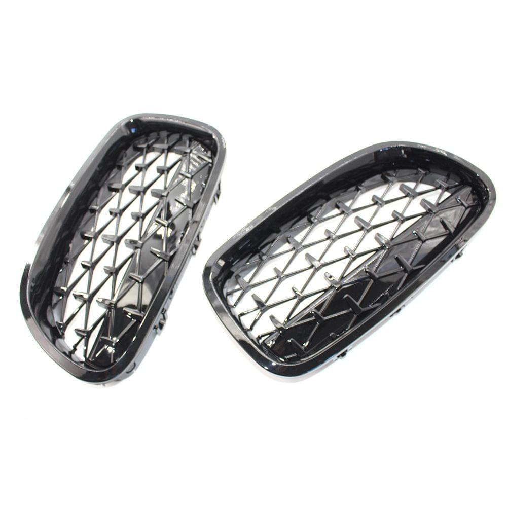 1 Pair of Car Front Grille Front Kidney Grilles Replacement