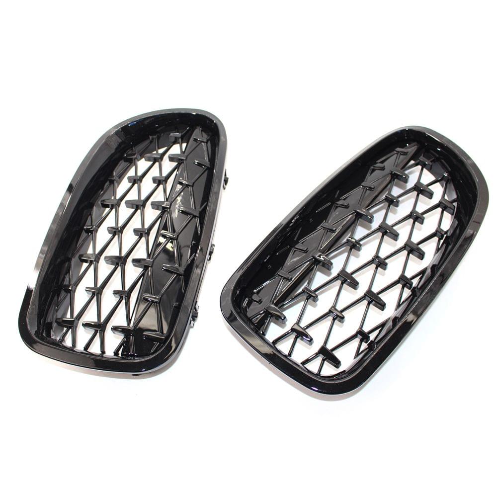 1 Pair of Car Front Grille Front Kidney Grilles Replacement
