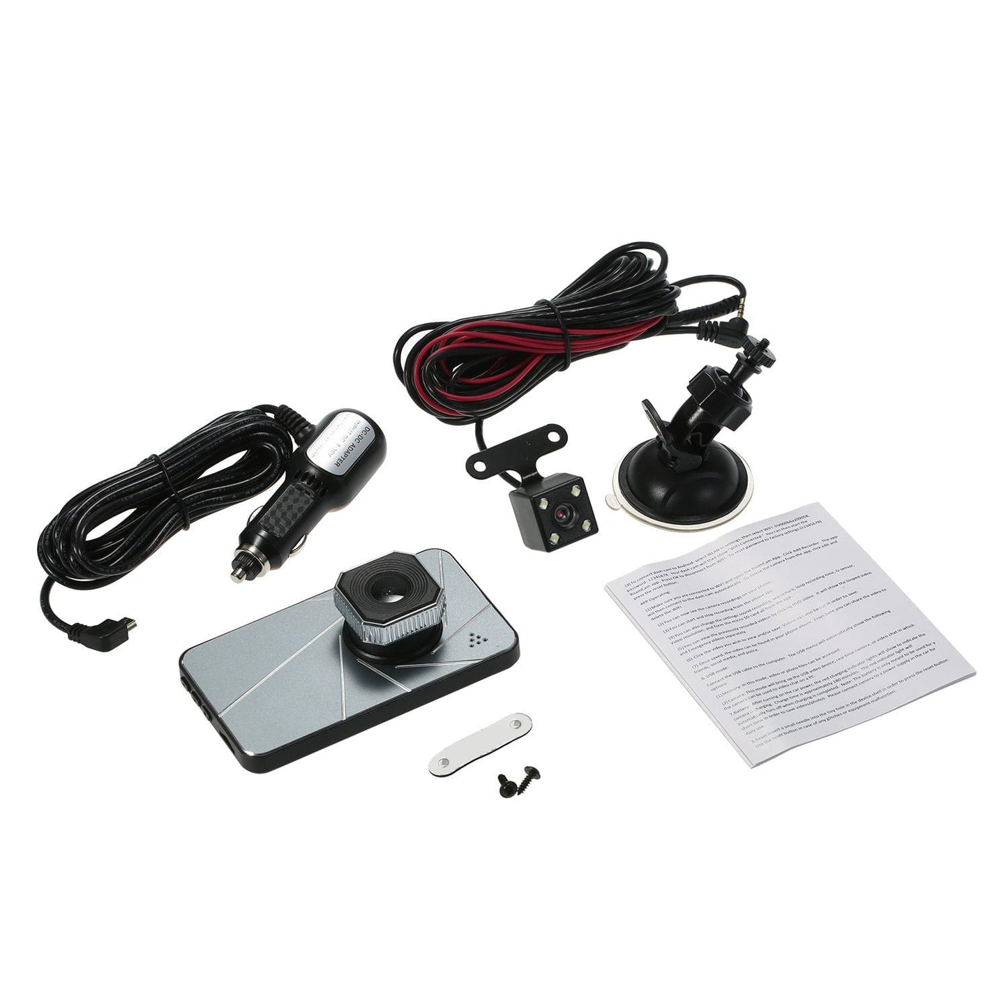 1080P FHD Car DVR 4inch Dash Cam Car Driving Recorder Dual