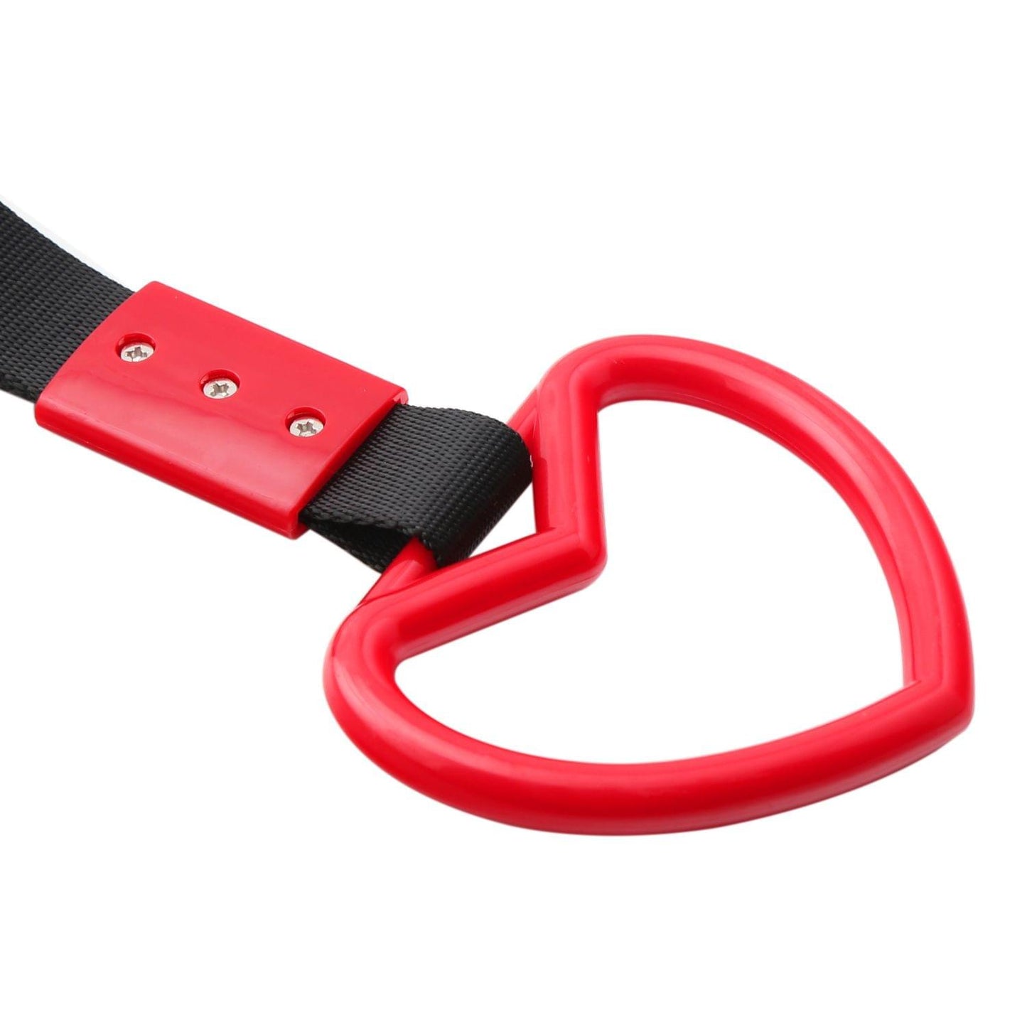 Heart-shaped Car Rear Bumper Warning Ring Hand Strap