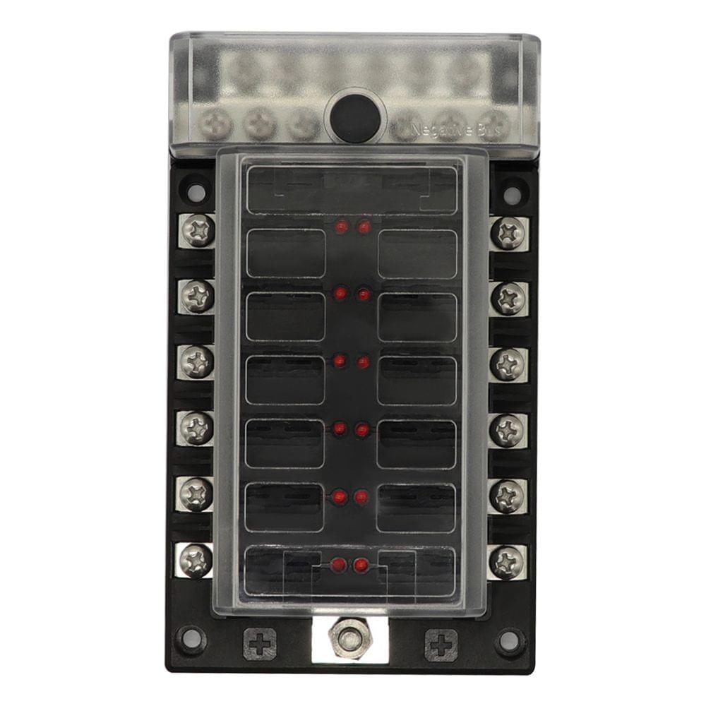 12 Way Fuse Box Blade Fuse Block Holder?12 Circuit Screw Nut