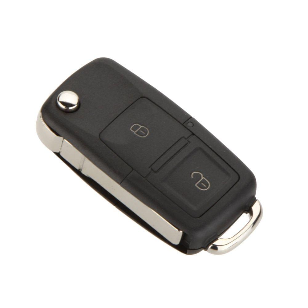 2 Buttons Remote Flip Folding Car Key Shell Case Replacement